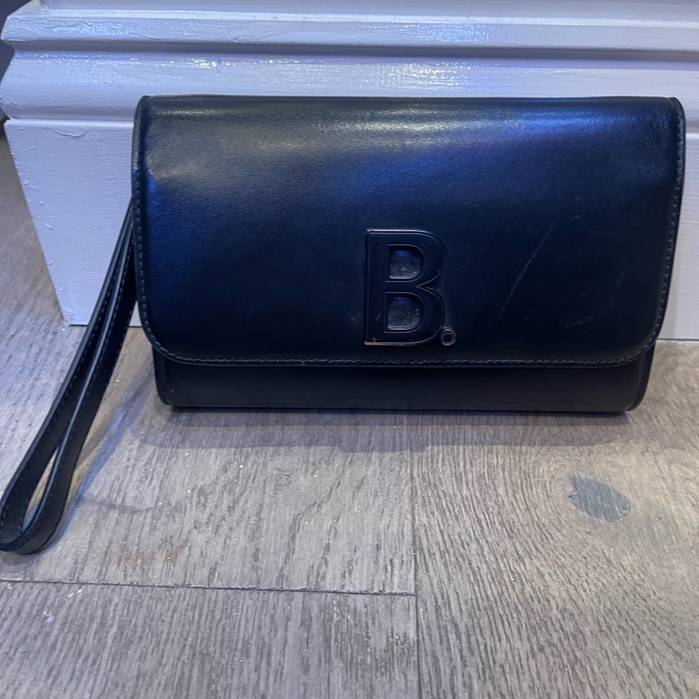 Balenciaga shoulder/wristlet clutch
